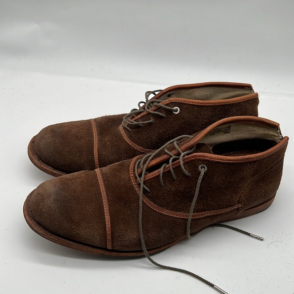 TIMBERLAND BOOT COMPANY Cap-Toe Oxfords Shoes Sz 8 M Brown Suede Leather - Picture 12 of 12